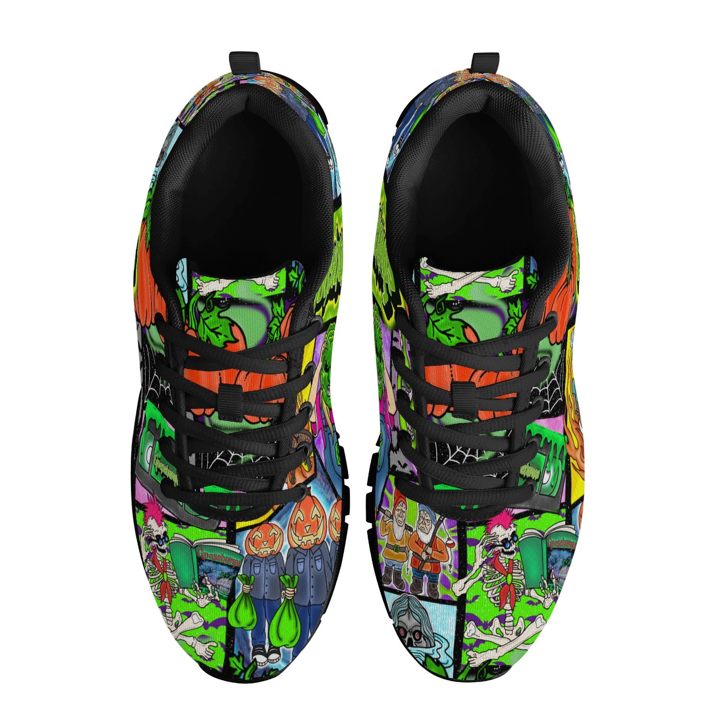 Halloween Patchwork Womens Running Shoes Classic D23-W