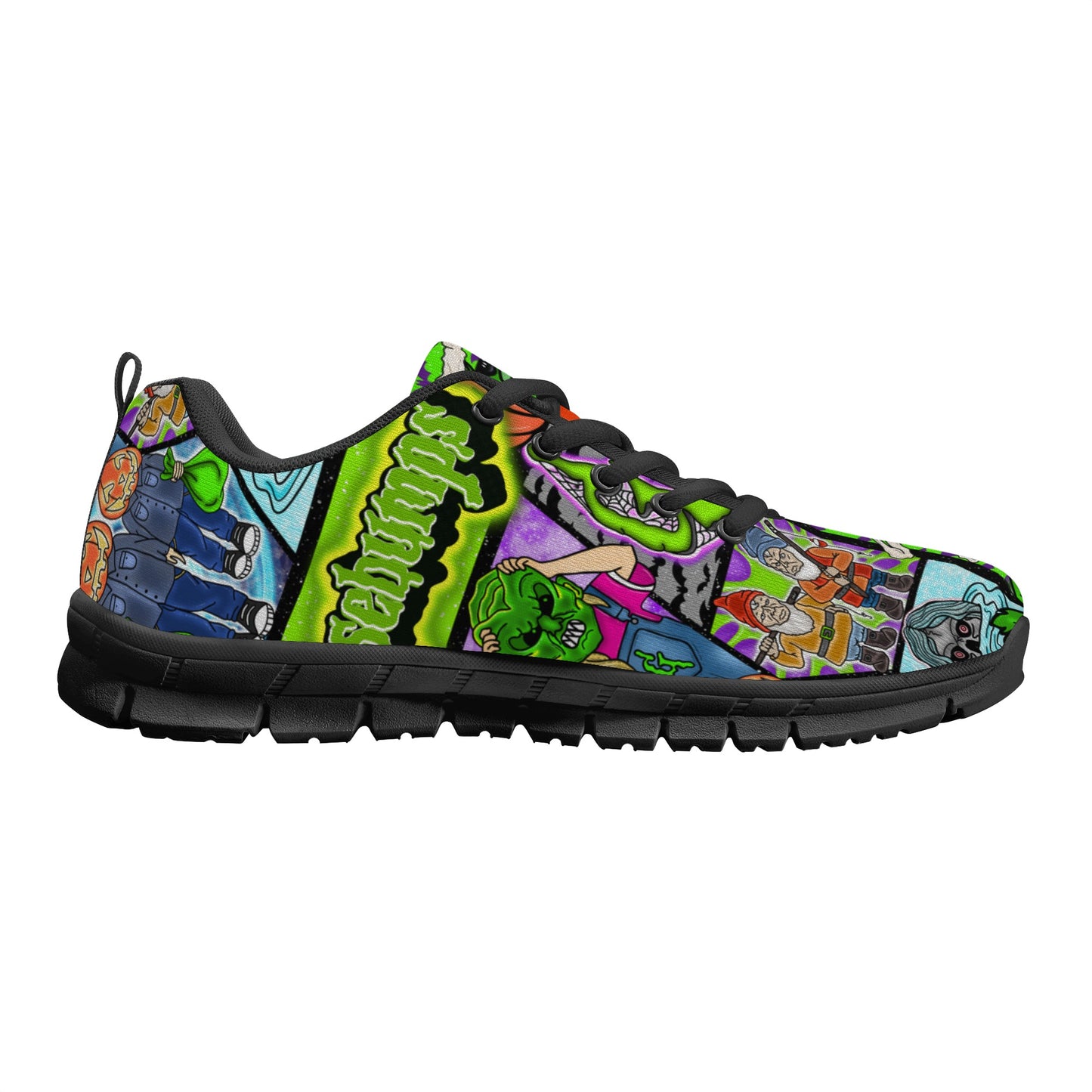 Halloween Patchwork Womens Running Shoes Classic D23-W