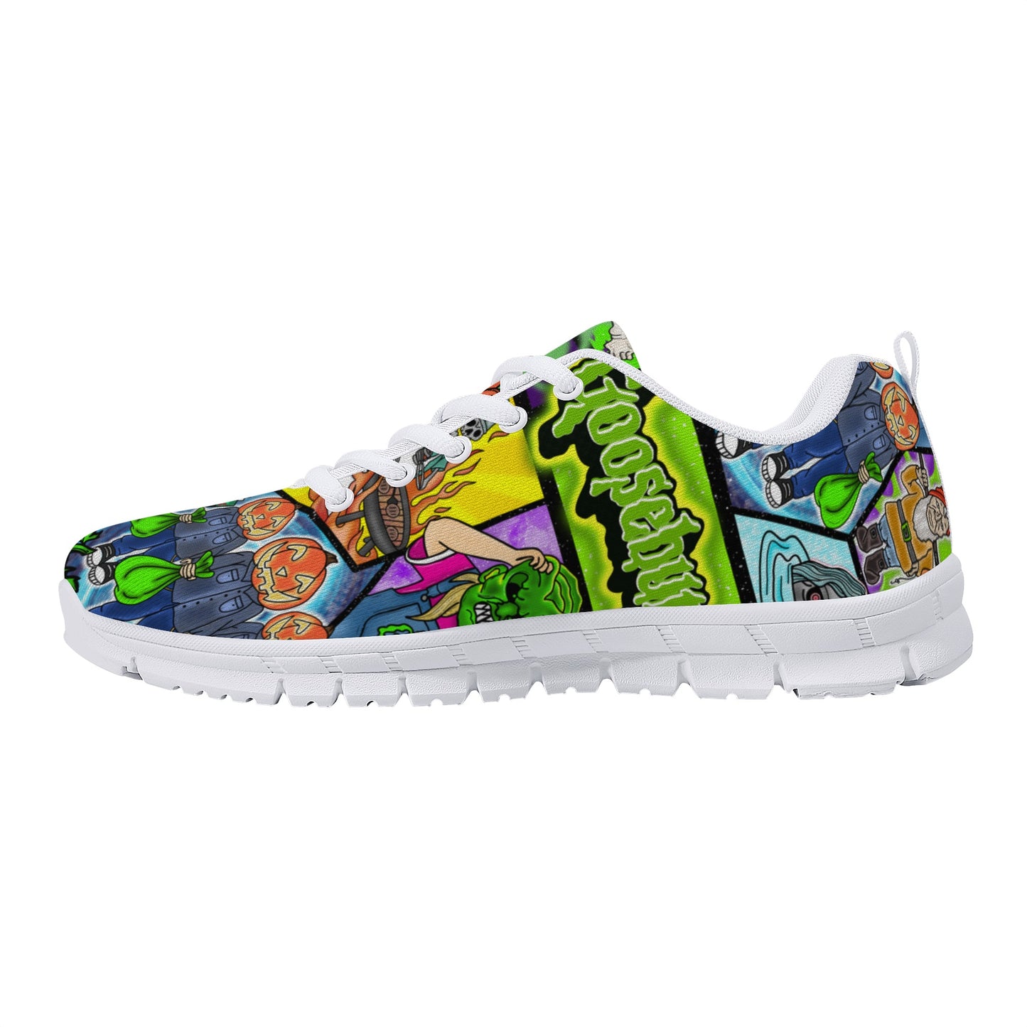 Halloween Patchwork Womens Running Shoes Classic D23-W