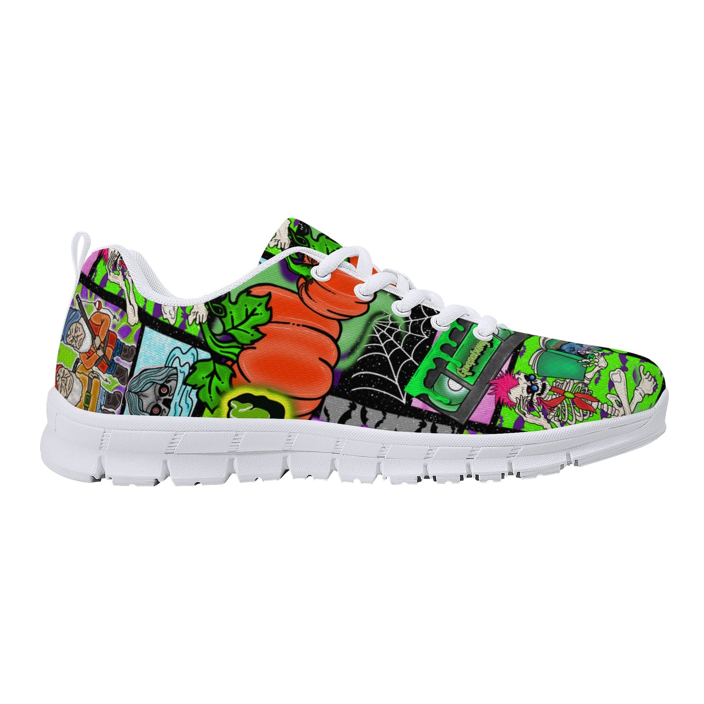 Halloween Patchwork Womens Running Shoes Classic D23-W