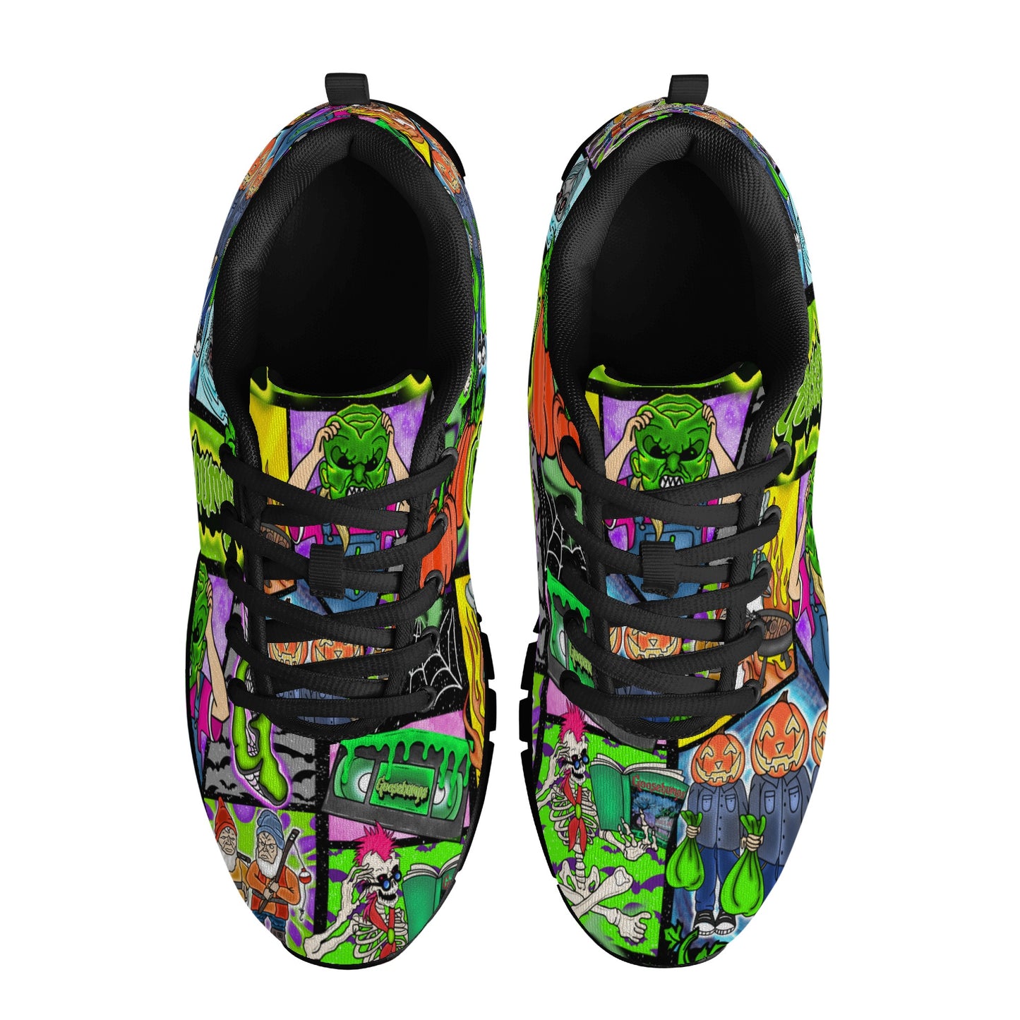 Halloween Patchwork Mens Running Shoes Classic D23-M