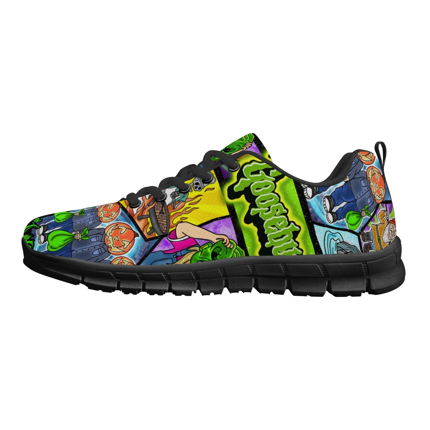 Halloween Patchwork Mens Running Shoes Classic D23-M