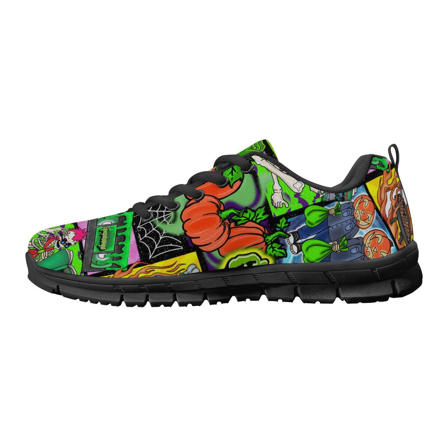 Halloween Patchwork Mens Running Shoes Classic D23-M