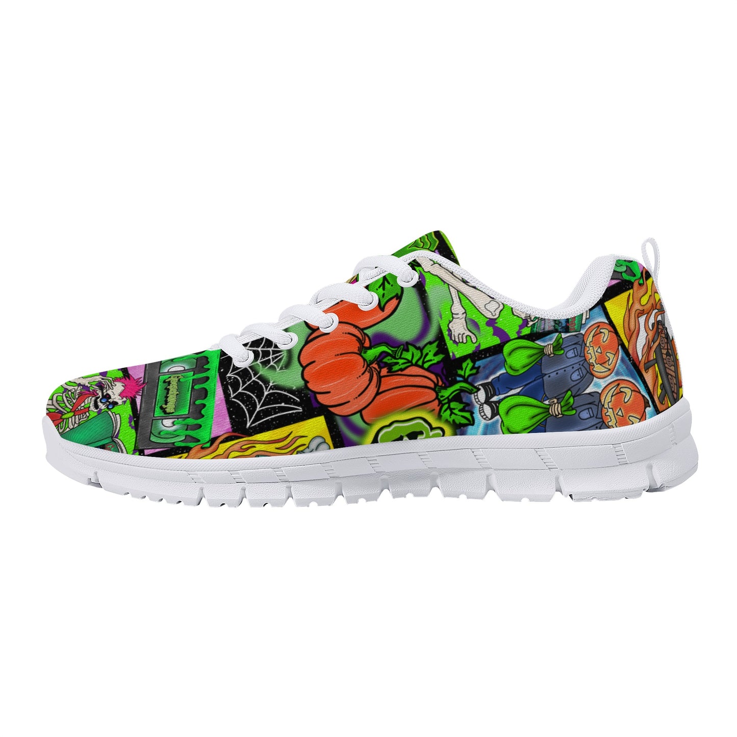 Halloween Patchwork Mens Running Shoes Classic D23-M