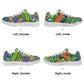Halloween Patchwork Kids Running Shoes Classic Style D56