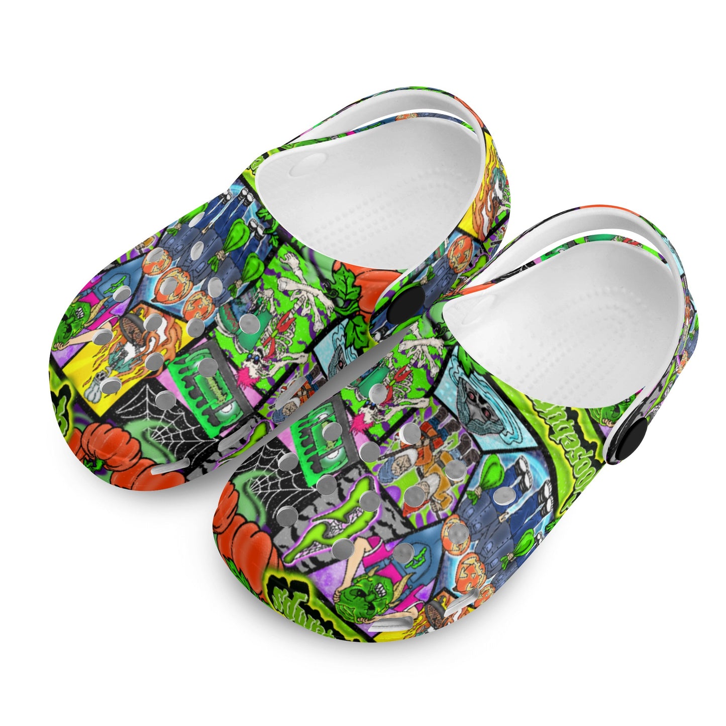 Halloween Patchwork Kids  Classic Clogs XT-S1