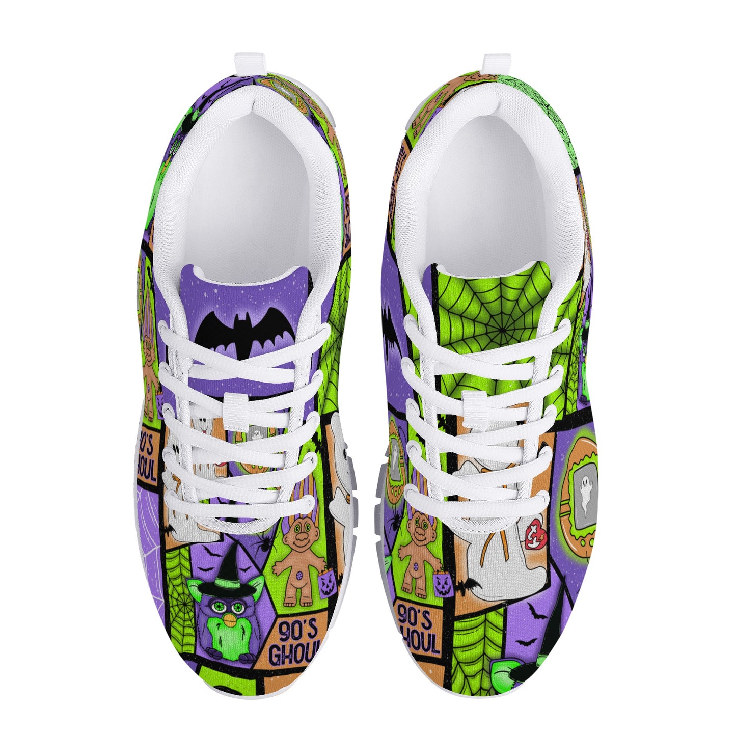 Halloween 90s Ghoul Womens Running Shoes Classic D23-W