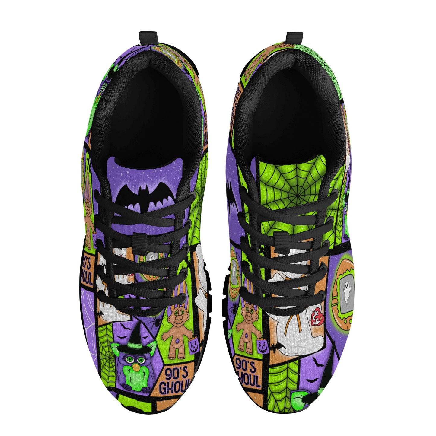 Halloween 90s Ghoul Womens Running Shoes Classic D23-W