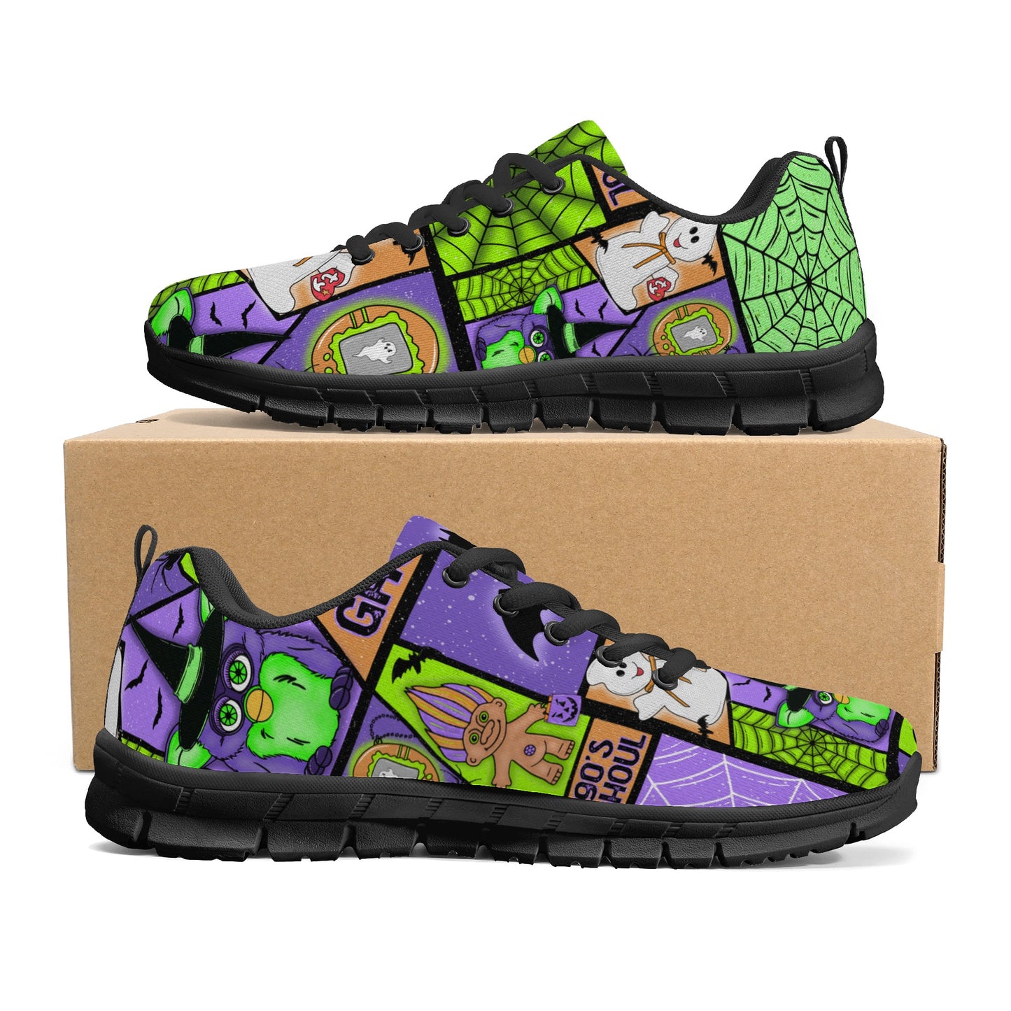 Halloween 90s Ghoul Womens Running Shoes Classic D23-W