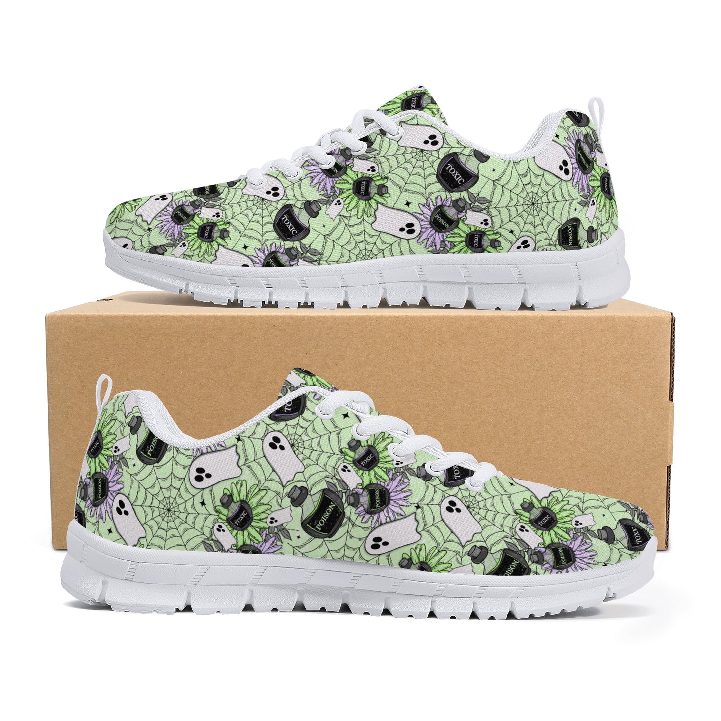 Toxic Floral Womens Running Shoes Classic D23-W