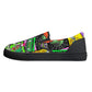 Halloween Patchwork Womens Slip On Shoes