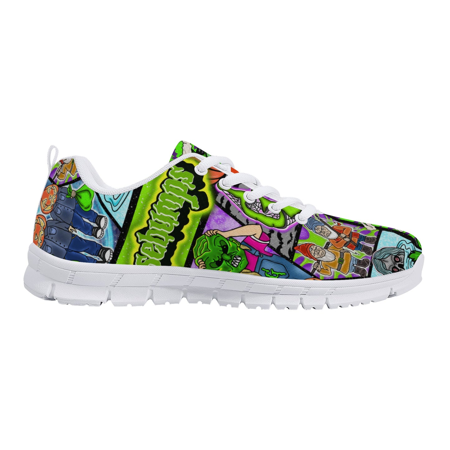Halloween Patchwork Womens Running Shoes Classic D23-W