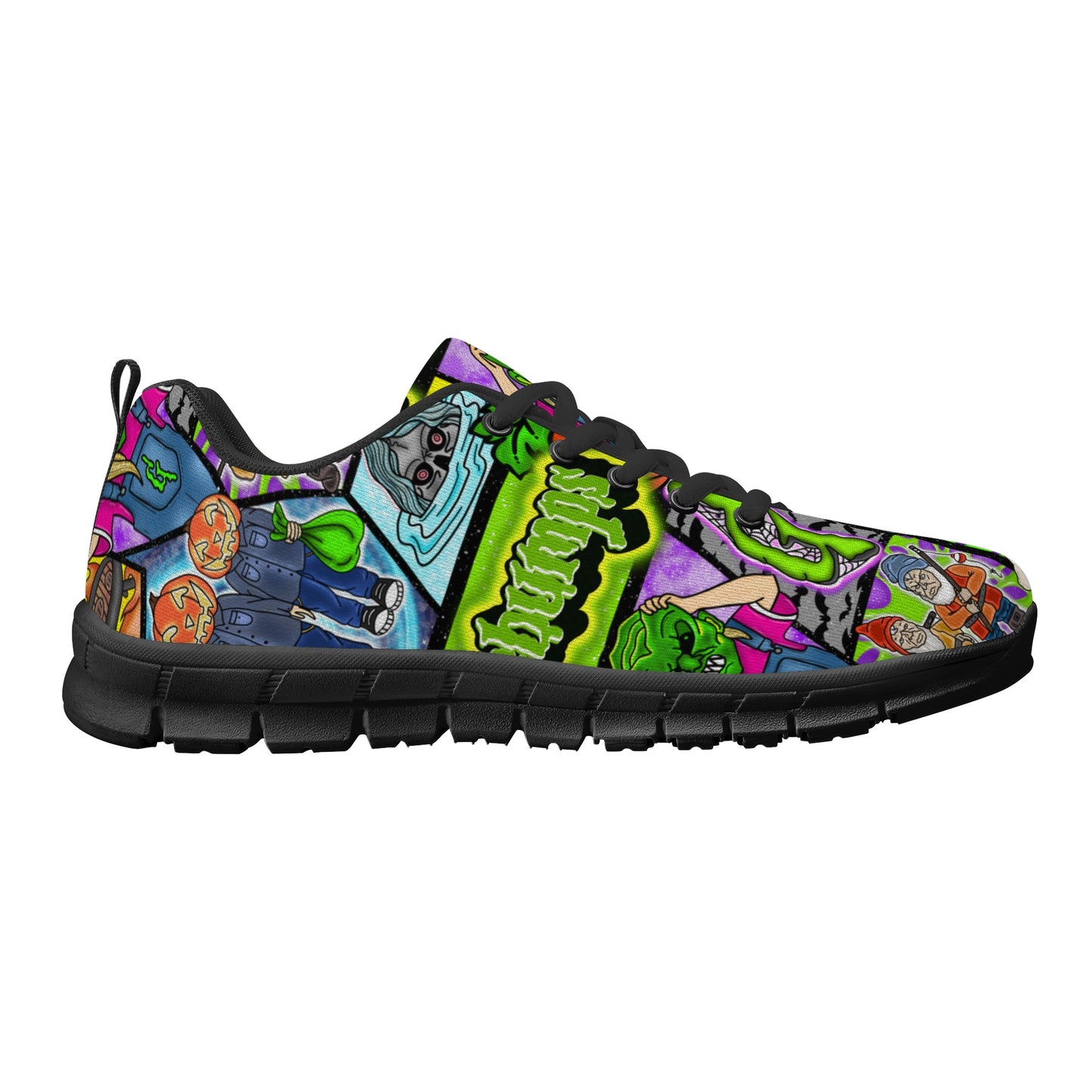 Halloween Patchwork Mens Running Shoes Classic D23-M