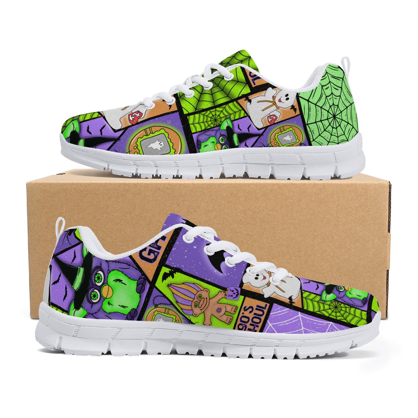 Halloween 90s Ghoul Womens Running Shoes Classic D23-W