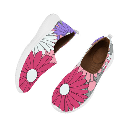 Daisy Flower Women's Casual Slip On Shoes